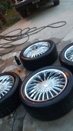 22 inch velocity Wheels and tires for Sale in Humble, TX - OfferUp