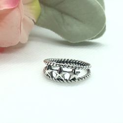 Western 3 Stars Ring | Size 7,8&9 Available 