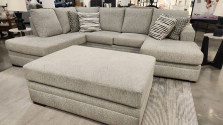 60% OFF! Bresslyn Place Double Chaise Sectional + Complete Living Room Set