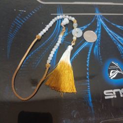 Chinese HANFU HANGING 19" SAFETY DONUT JADE JADEIST BURMA 18MM