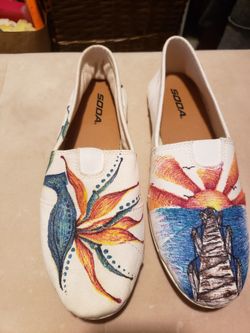 Hand Drawn Shoes