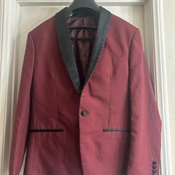 Burgundy Blazer 