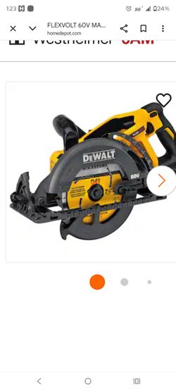 Flexvolt skilsaw DeWalt