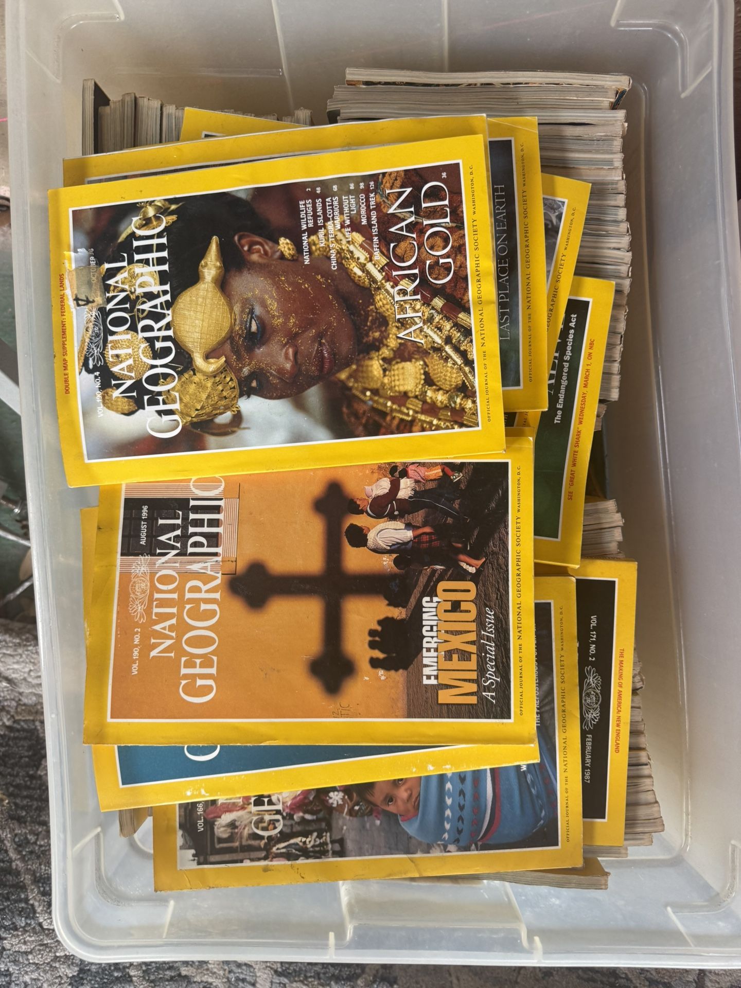 Collection Of National Geography Like 200 Magazines