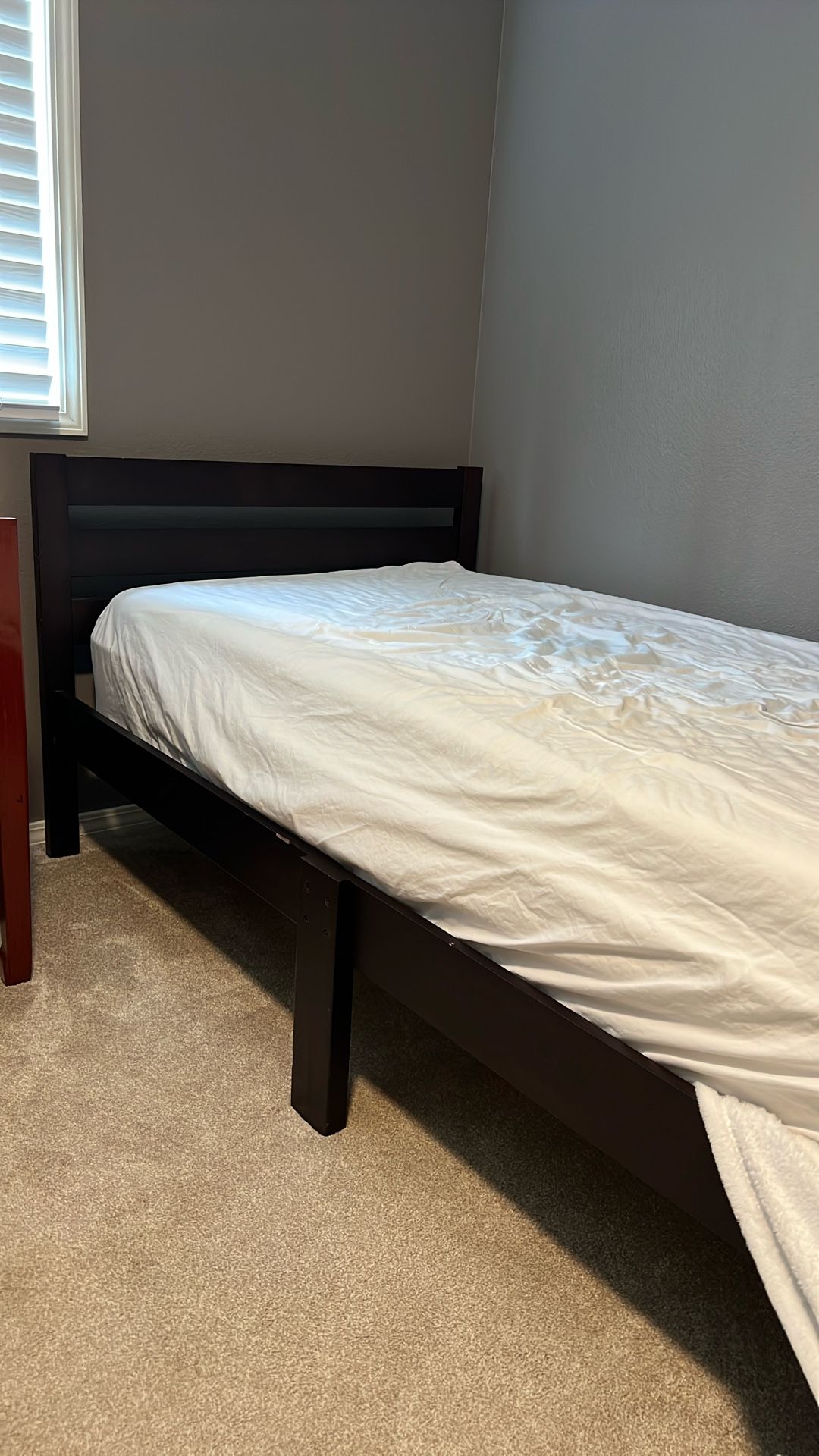 Wooden Twin Bed