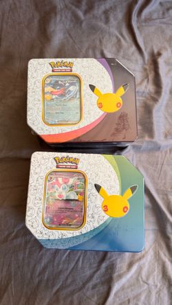 Pokemon 30th celebration tins