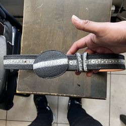 Western Leather Men’s Belt