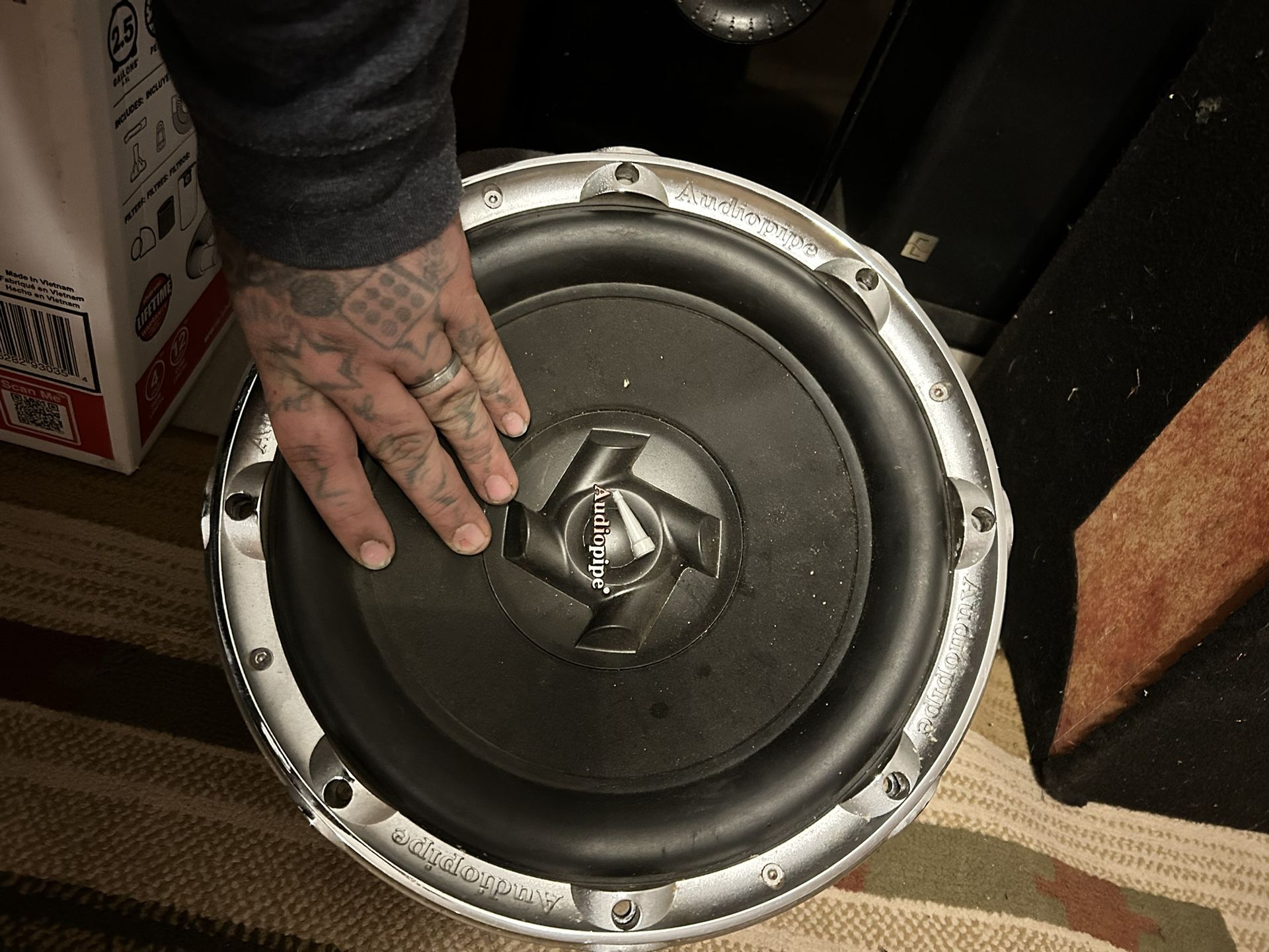 A T G Audiopipe renegade, and renegade amp