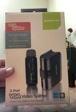 2 PORT. VGA VIDEO SPLITTER(model GVS72)