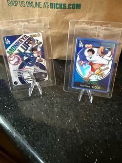 One Piece TCG Monkey D. Luffy LA Dodgers Card Set 25/26