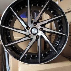 19 Inch B rims V0ssen Style 5x114.3 Staggered Set