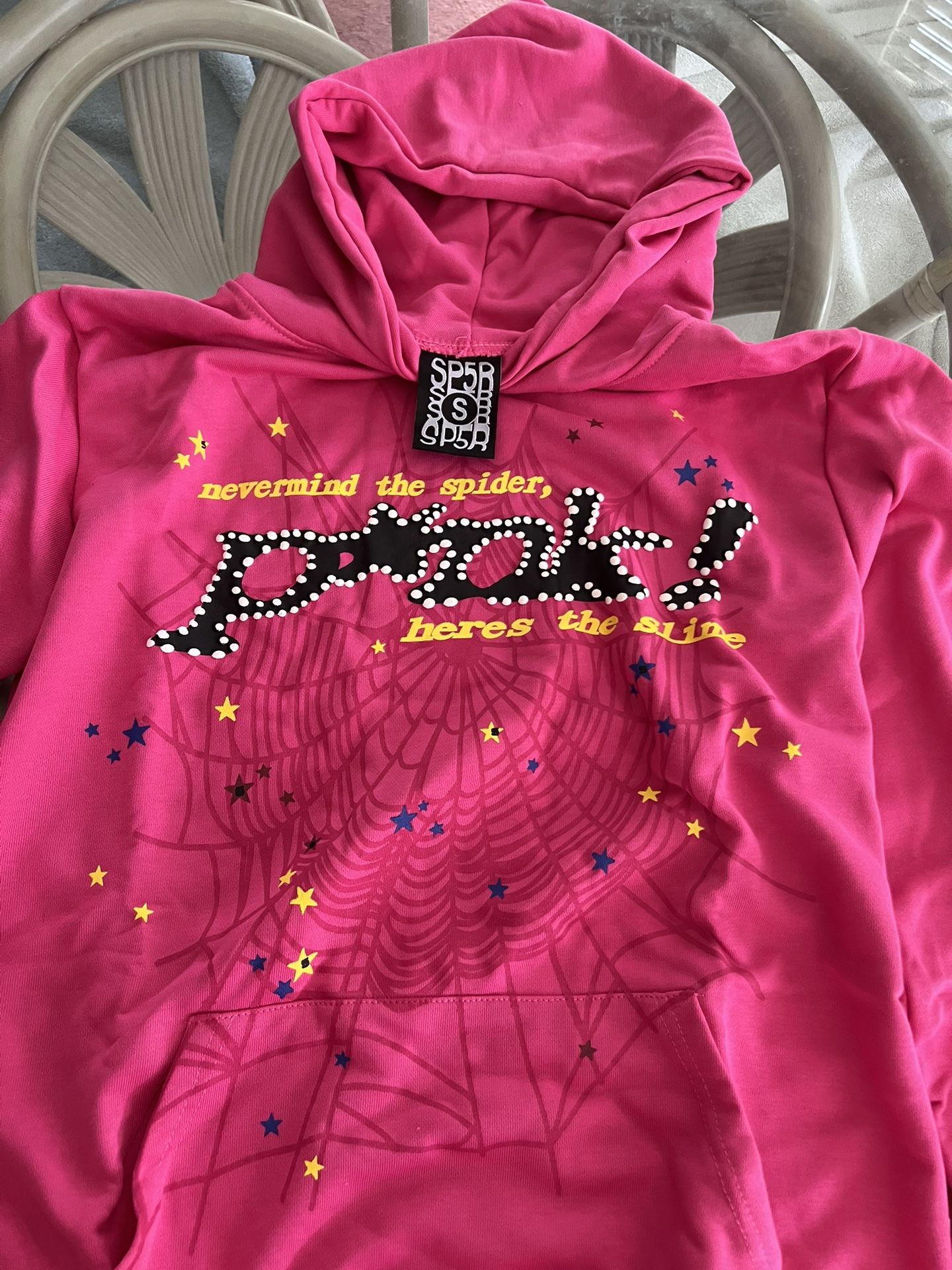 pink spider men’s small 