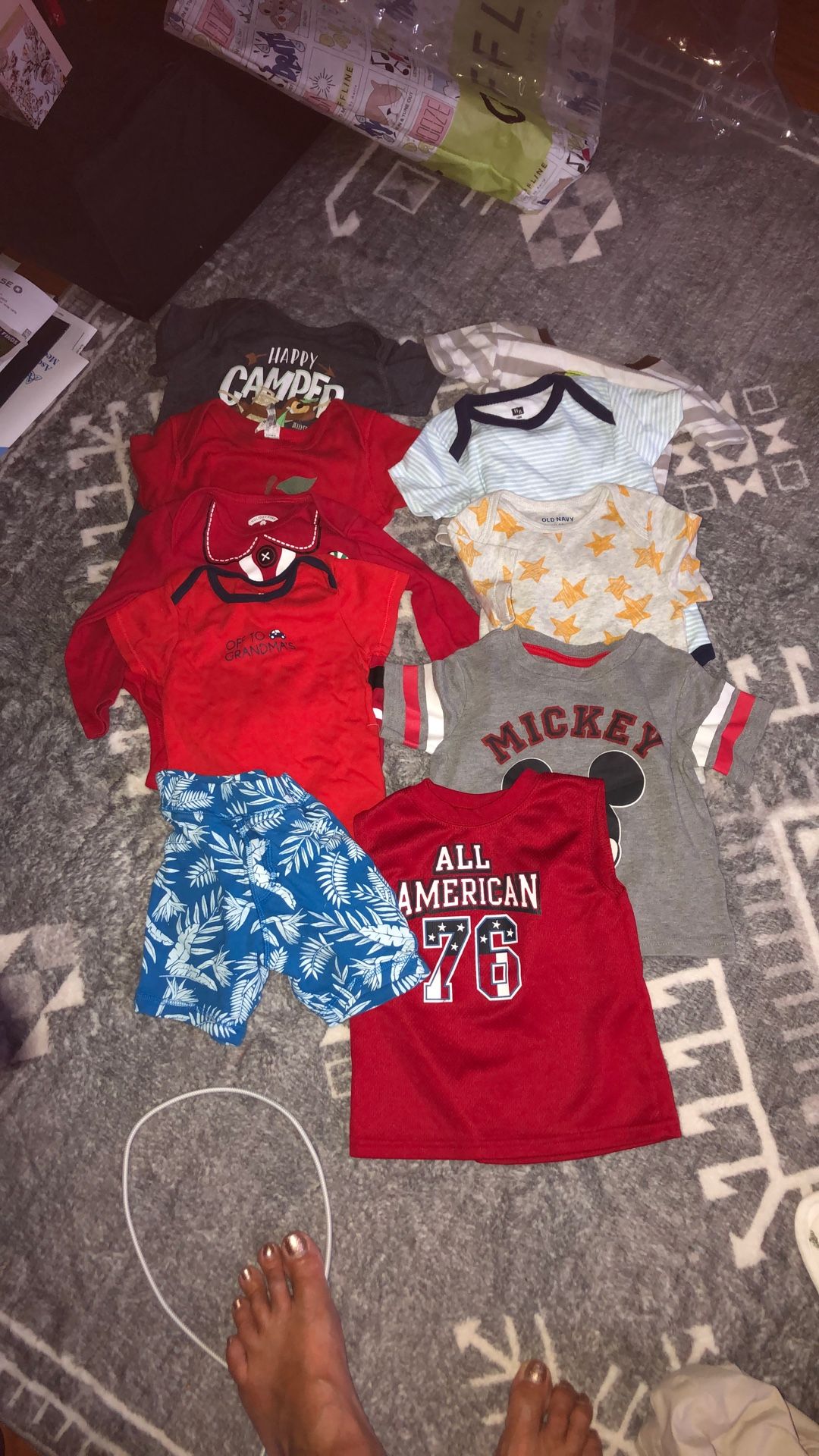Baby boy, clothes, 18 months Bag Of 10 Items