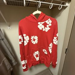 Denim Tear Hoodie Red