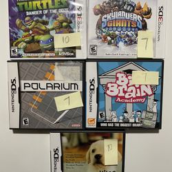Nintendo DS and 3DS Games (Price as Marked)