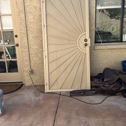 Heavy Duty Steel Security Door With Frame