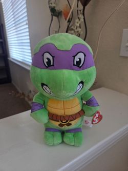 Ty TMNT Donatello Plush Stuffed Toy