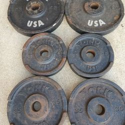 210lbs York USA Weight Plates 