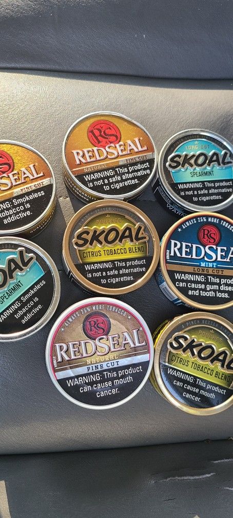 Assorted collectible cans still sealed. Good for small tacks, pins, screws, nails or fishing hooks.