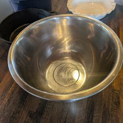 Stainless Steel Mixing Bowls (2) 12" diameter
