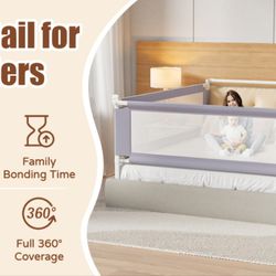 PurePapoose 3-Piece King Bed Rail – Adjustable Safety Guard for Toddlers