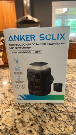 (New) Anker Solix C300X Dc portable power station
