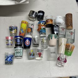 Lot of Shot glasses 
