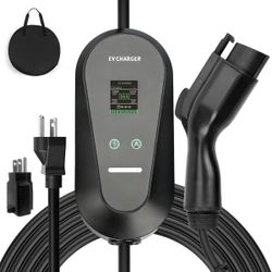 Level 1+2 Portable EV Charger for Electric Cars, 16A 3.5KW #2850E R5