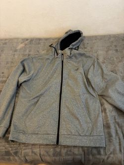 New Balance Gray Full-Zip Hoodie