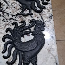 Iron Rooster Plaques