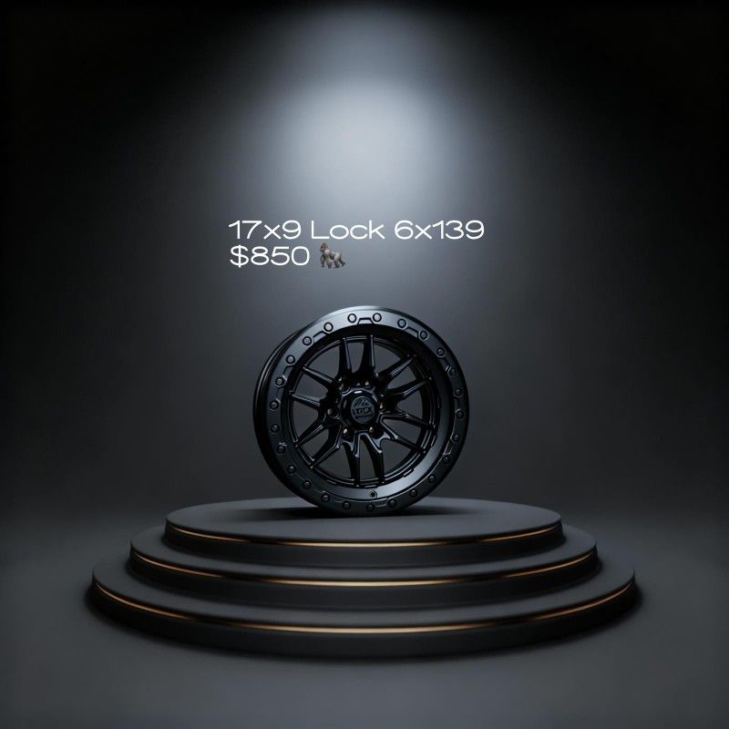 17x9.Lock 6x139 $850