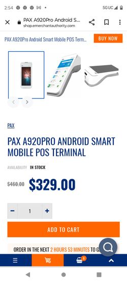 PaX A920PRO Android Smart Mobile Pos Terminal 