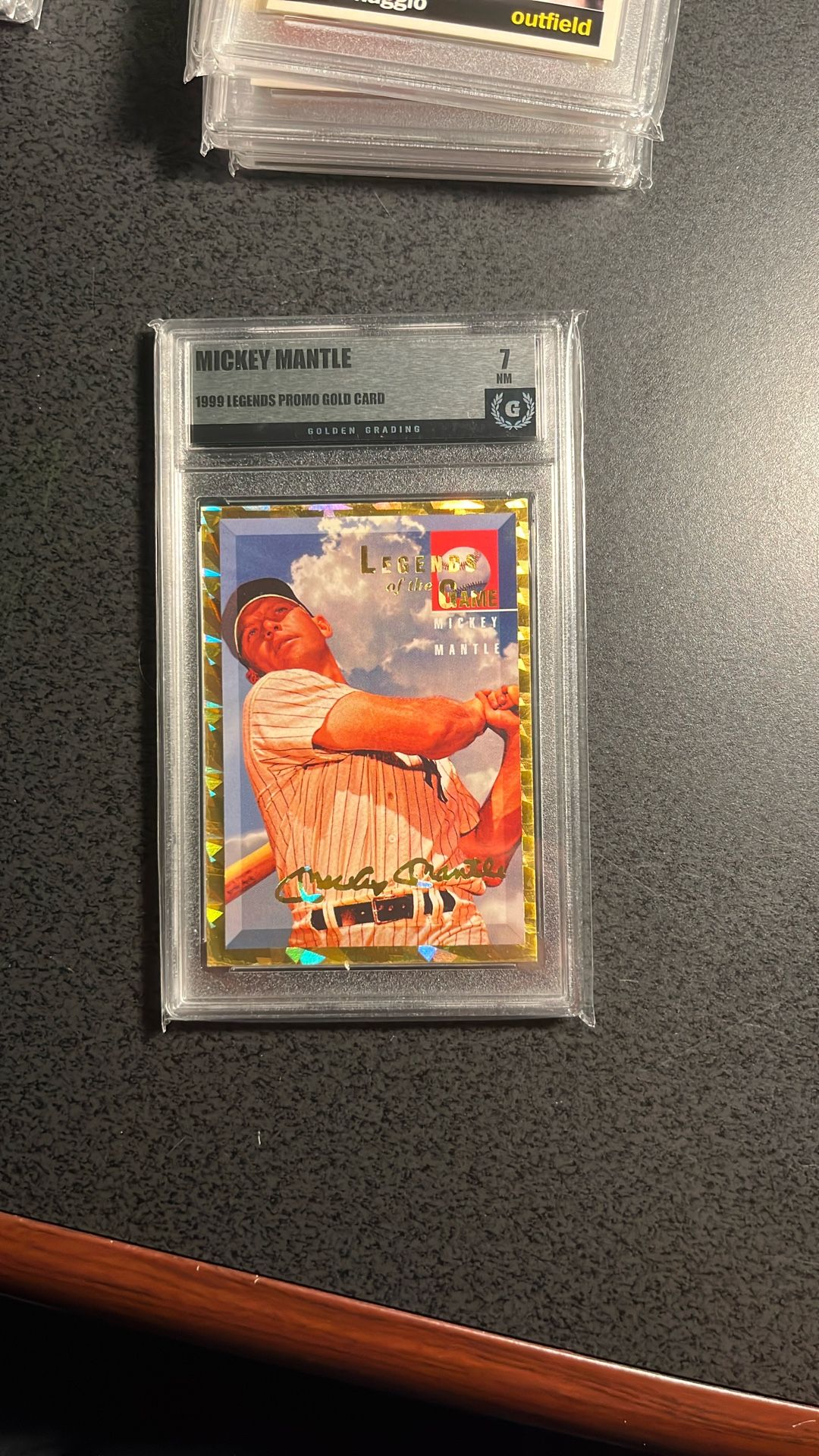 Mickey Mantle 1999 Legends Of The Game Promo Card