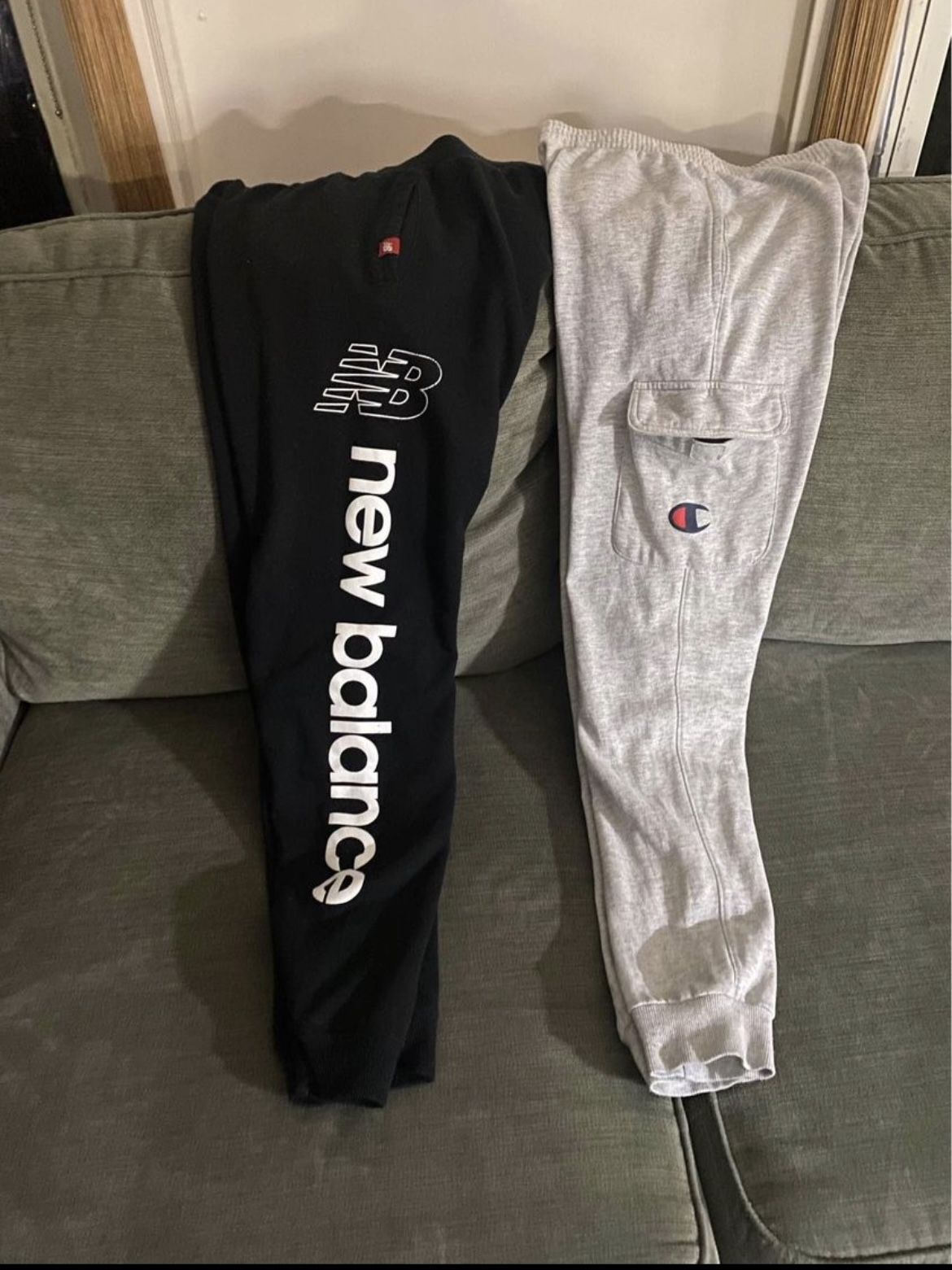 champion & new balance boys joggers (Large)