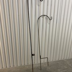 Wrought Iron Shepherd Hooks