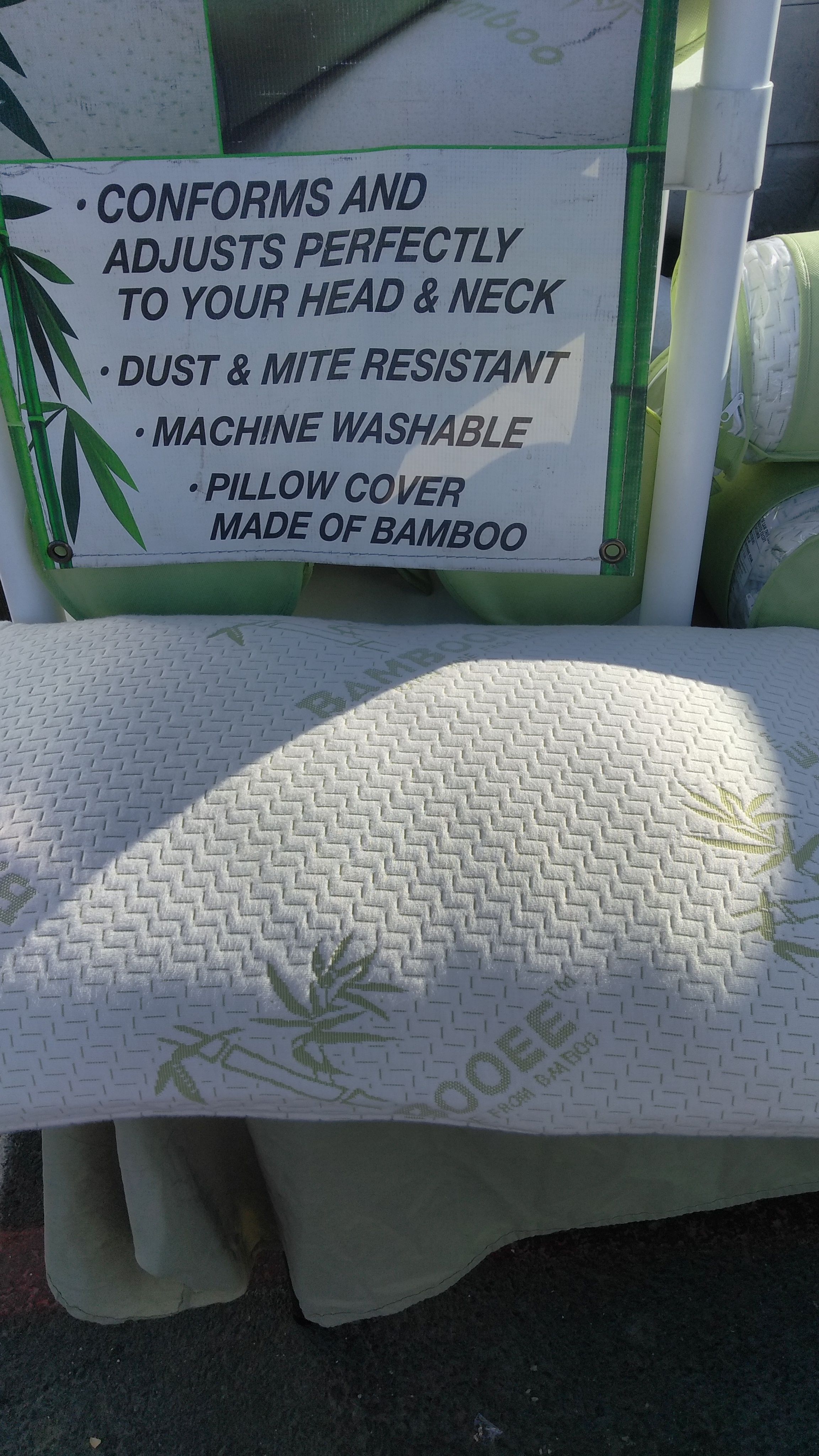 Bamboo pillow queen