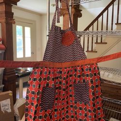 Vintage MCM Retro Mod Simply Envogue Apron - Made In India 