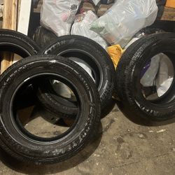 SET TIRES GOOD. YEAR  SIZE. 235/65 R 17 