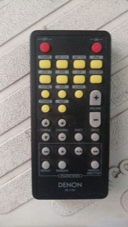 Denon RC/1107 remote control for stereo receiver
