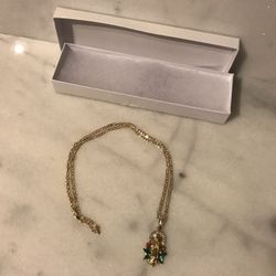 24” Necklace + Virgin Mary Pendant