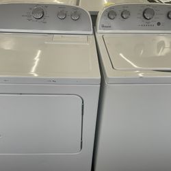 Newer Whirlpool Washer And Dryer With Warranty 