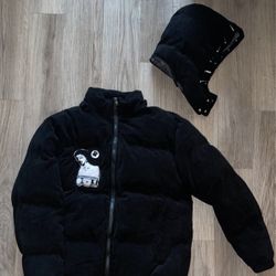 holy grail 1of1 section corduroy spiked puffer jacket removable hoodie XL