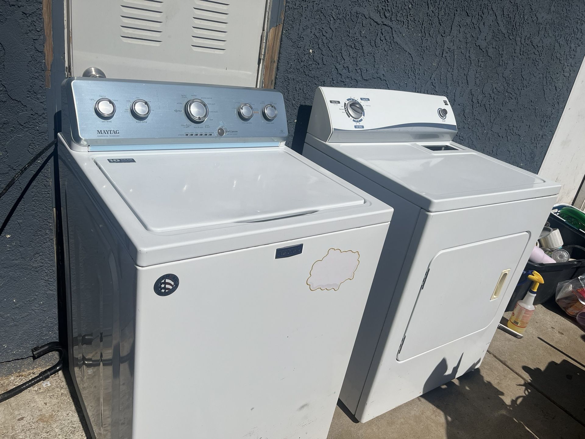 Maytag Washer + Kenmore Dryer