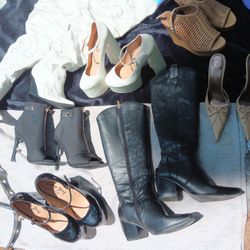Womens Boots And Heels Size  7.5 Bundle