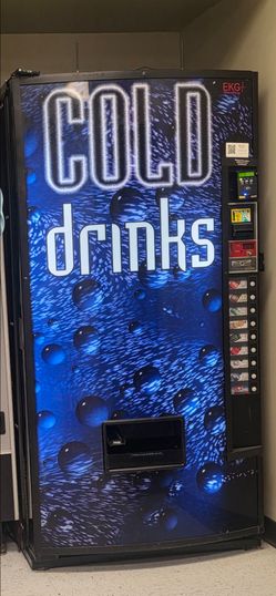 Drink Vending Machine (Used - Good Condition) with Card Reader ($300 Value) - Machine Only