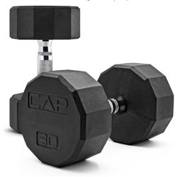 NEW 30 Pound 12-Sided Dumbbells Pair