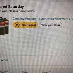 Camping Propane 16 Onces Replacement Fuel Gas Cylinders (4 Pack)