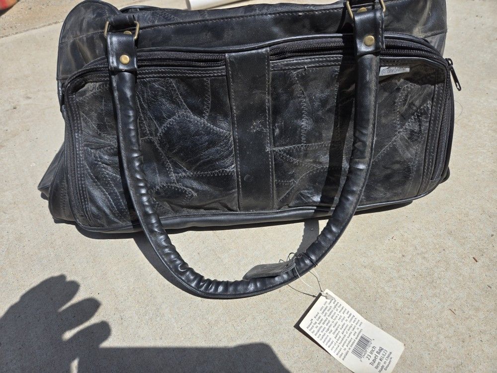 Leather Duffel Bad