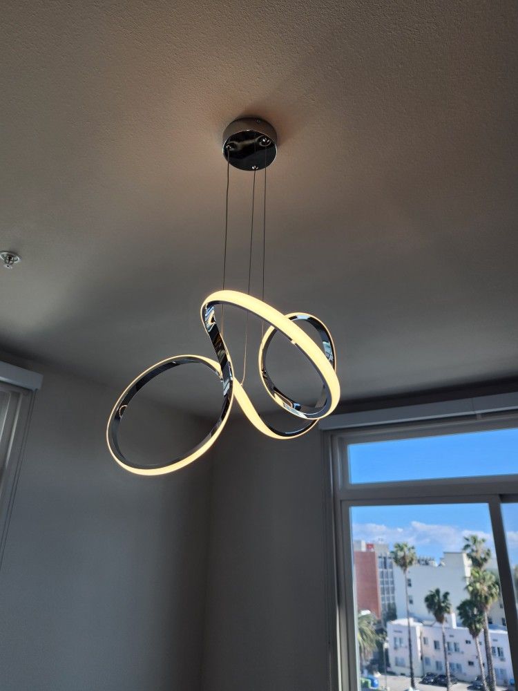 Swirl Light Chrome Integrated LED Modern Flush Mount Ceiling Light Fixture for Kitchen Swirl 13 in. 1-Light Chrome Integrated LED M Hallway