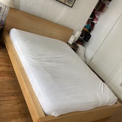 IKEA Queen size Bed Frame with  mattress